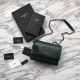 Fake YSL Saint Laurent Medium Sunset Bag Smooth Leather Green Replica Replica YSL Saint Laurent Medium Sunset Bag Smooth Leather Green