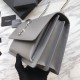 Fake YSL Saint Laurent Medium Sunset Bag Smooth Leather Gray Replica Replica YSL Saint Laurent Medium Sunset Bag Smooth Leather Gray