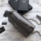 Fake YSL Saint Laurent Medium Sunset Bag Smooth Leather Gray Replica Replica YSL Saint Laurent Medium Sunset Bag Smooth Leather Gray