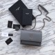Fake YSL Saint Laurent Medium Sunset Bag Smooth Leather Gray Replica Replica YSL Saint Laurent Medium Sunset Bag Smooth Leather Gray