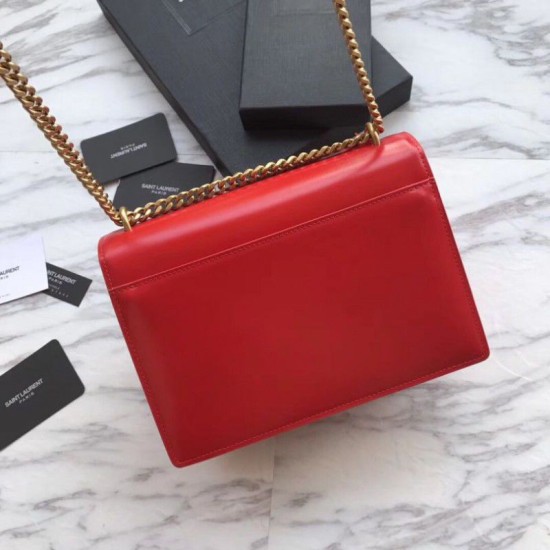 Replica YSL Saint Laurent Medium Sunset Bag Smooth Leather Red Replica YSL Saint Laurent Medium Sunset Bag Smooth Leather Red