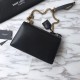 Fake YSL Saint Laurent Medium Sunset Bag Smooth Leather Black Gold Hardware Replica Replica YSL Saint Laurent Medium Sunset Bag Smooth Leather Black Gold Hardware
