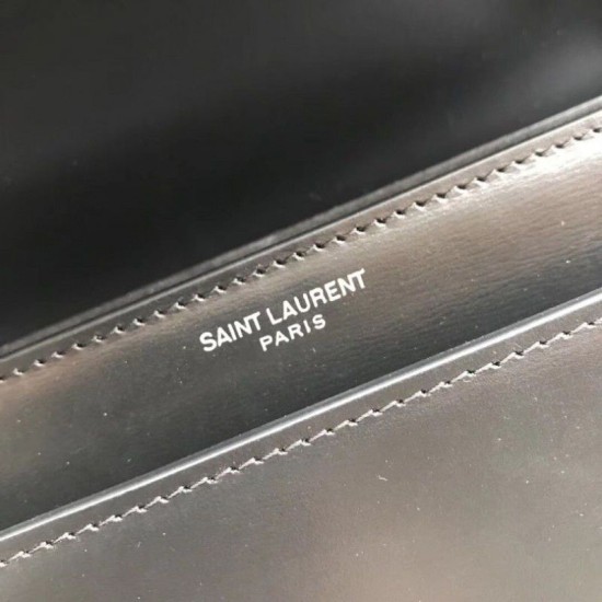 Replica YSL Saint Laurent Medium Sunset Bag Smooth Leather Black Silver Hardware Replica YSL Saint Laurent Medium Sunset Bag Smooth Leather Black Silver Hardware