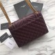 Replica YSL Saint Laurent Envelope Small Bag Grain Embossed Claret Fake YSL Saint Laurent Envelope Small Bag Grain Embossed Claret Replica