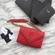 Replica YSL Saint Laurent Envelope Small Bag Grain Embossed Red Replica YSL Saint Laurent Envelope Small Bag Grain Embossed Red