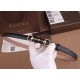 Replica Gucci Leather Skinny Belts With Horsebit Buckle 282349 AIY0N 9014