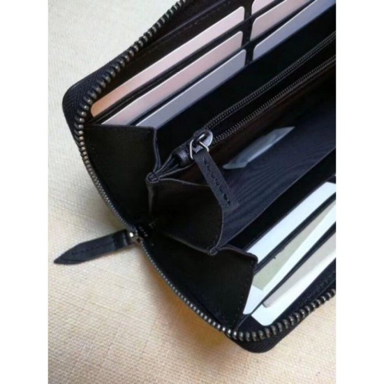 Replica Gucci Bee Print GG Supreme Zip Around Wallet 451273