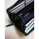 Replica Gucci Bee Print GG Supreme Zip Around Wallet 451273