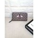Replica Gucci Bee Print GG Supreme Zip Around Wallet 451273