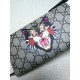 Replica Gucci Cat Print GG Supreme Zip Around Wallet 451273