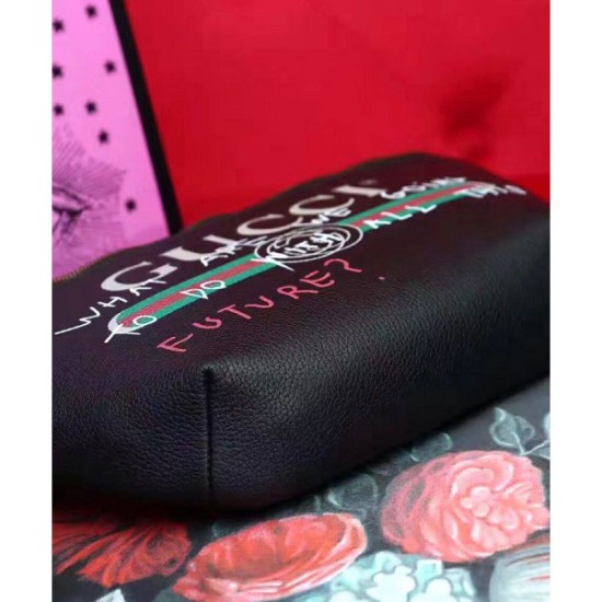 Replica Gucci Coco Capitan logo belt bag 493869 Black Fake Gucci Coco Capitan logo belt bag 493869 Black Replica