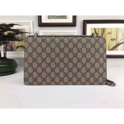 Fake Gucci Dionysus GG Supreme shoulder bag 400249 Khaki Replica Replica Gucci Dionysus GG Supreme shoulder bag 400249 Khaki