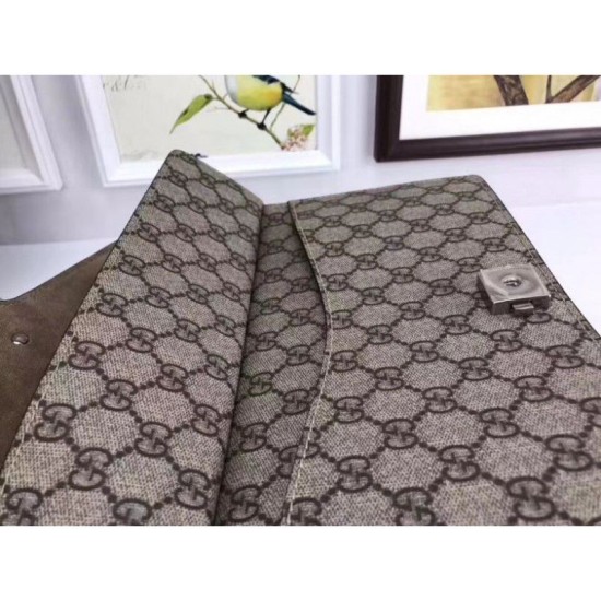 Fake Gucci Dionysus GG Supreme shoulder bag 400249 Khaki Replica Replica Gucci Dionysus GG Supreme shoulder bag 400249 Khaki