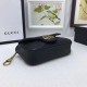 Fake Gucci GG Marmont matelasse Leather Super Mini Bag 476433 Black Replica Replica Gucci GG Marmont matelasse Leather Super Mini Bag 476433 Black