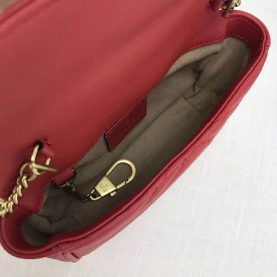 Replica Gucci GG Marmont matelasse Leather Super Mini Bag 476433 Red Fake Gucci GG Marmont matelasse Leather Super Mini Bag 476433 Red Replica