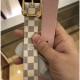 Fake Louis Vuitton M9942U Malletier 25MM Damier Azur Womens Belts Buckle Replica
