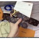 Fake Louis Vuitton Supreme x Monogram Belt Gold Buckle Brown Replica