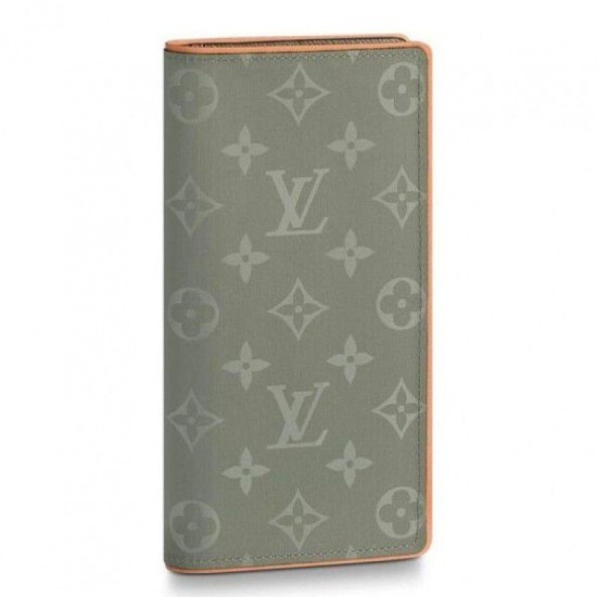 Replica Louis Vuitton Brazza Wallet Monogram Titanium M63236