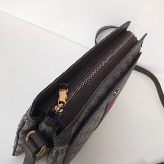 Fake Gucci GG Supreme Medium Shoulder Bag 523354 Brown Replica Replica Gucci GG Supreme Medium Shoulder Bag 523354 Brown