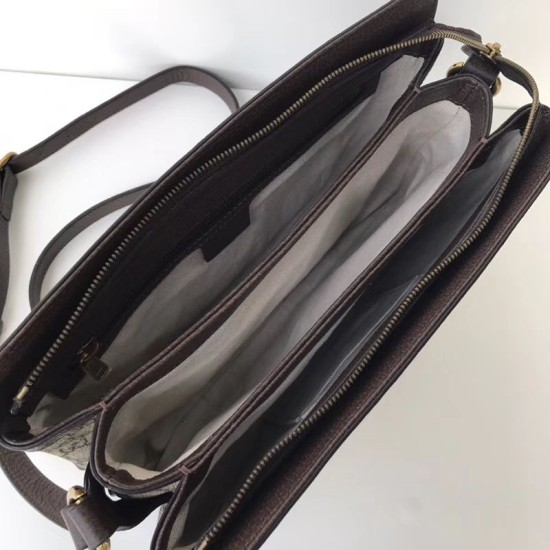 Fake Gucci GG Supreme Medium Shoulder Bag 523354 Brown Replica Replica Gucci GG Supreme Medium Shoulder Bag 523354 Brown