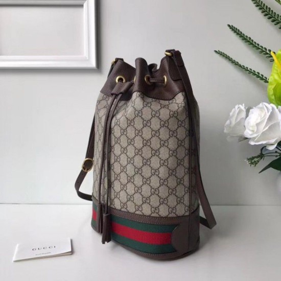 Fake Gucci Ophidia bucket bag 503886 Brown Replica