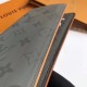 Replica Louis Vuitton Brazza Wallet Monogram Titanium M63236