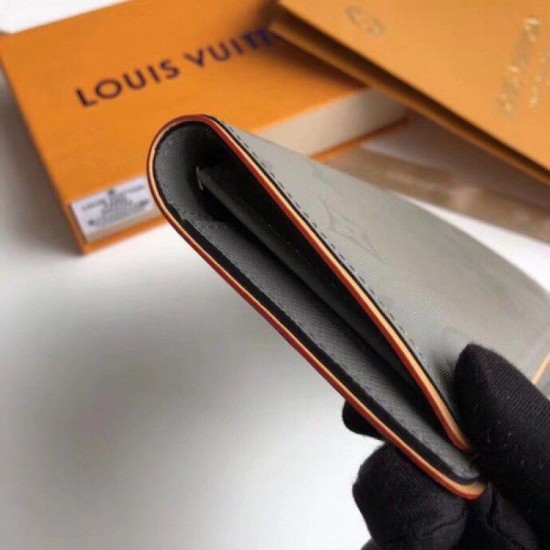 Replica Louis Vuitton Brazza Wallet Monogram Titanium M63236