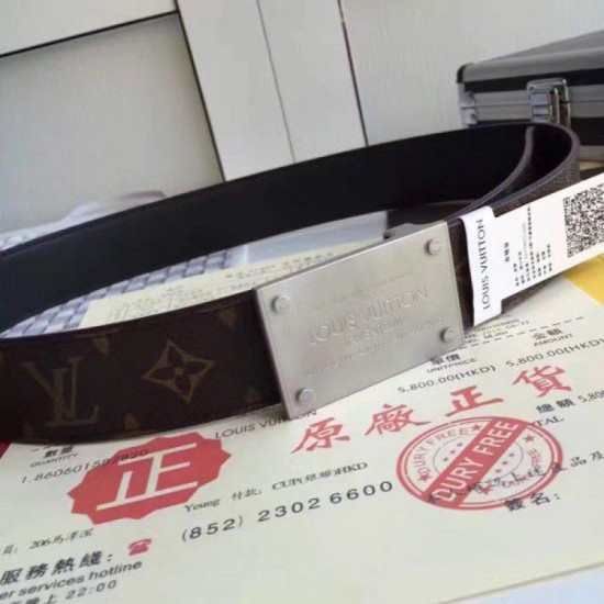 Replica Louis Vuitton Neo Inventeur Reversible 40MM Belt Monogram M9226Q