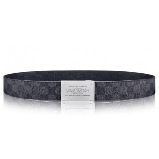 Replica Louis Vuitton Neo Inventeur Reversible 40MM Belt Graphite M9234Q