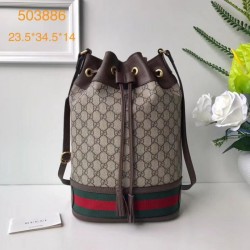 Fake Gucci Ophidia bucket bag 503886 Brown Replica