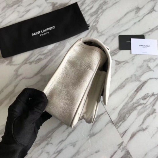 Fake YSL Saint Laurent Medium Niki Chain Bag White Replica Replica YSL Saint Laurent Medium Niki Chain Bag White