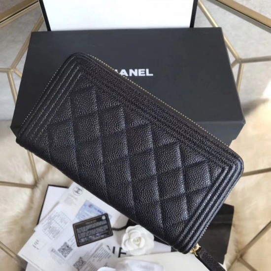 Replica Gucci Boy Zip Around Wallet Cowhide leather Black