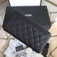 Replica Gucci Boy Zip Around Wallet Cowhide leather Black