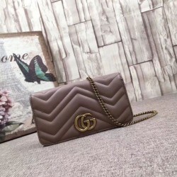 Replica Gucci GG Marmont Studs Mini Should Bag 488426 Nude