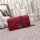 Replica Gucci GG Marmont Studs Mini Should Bag 488426 Red
