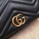 Replica Gucci GG Marmont Studs Mini Should Bag 488426 Black