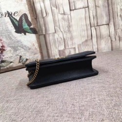 Replica Gucci GG Marmont Studs Mini Should Bag 488426 Black