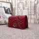 Replica Gucci GG Marmont Studs Mini Should Bag 488426 Red