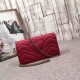 Replica Gucci GG Marmont Studs Mini Should Bag 488426 Red
