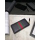 Replica Gucci Rania GG Canvas Zip Around Wallets 353651 Black