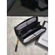 Replica Gucci Rania GG Canvas Zip Around Wallets 353651 Black