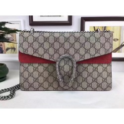 Fake Gucci Dionysus GG Supreme shoulder bag 400249 Red Replica
