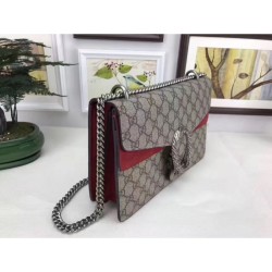 Fake Gucci Dionysus GG Supreme shoulder bag 400249 Red Replica