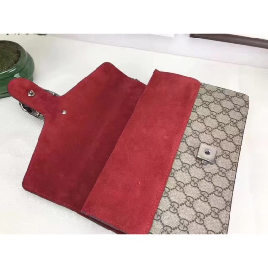Replica Gucci Dionysus GG Supreme shoulder bag 400249 Red Fake Gucci Dionysus GG Supreme shoulder bag 400249 Red Replica