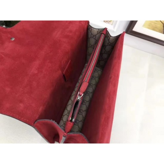 Replica Gucci Dionysus GG Supreme shoulder bag 400249 Red Fake Gucci Dionysus GG Supreme shoulder bag 400249 Red Replica