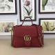 Replica Gucci GG Marmont Small Top Handle Bag 498110 Red Replica Gucci GG Marmont Small Top Handle Bag 498110 Red