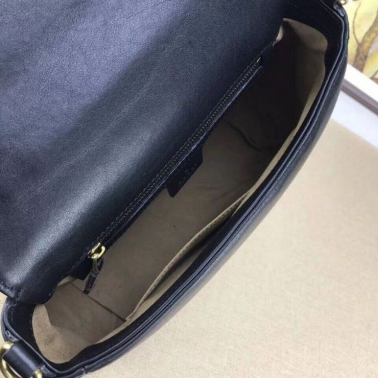 Replica Gucci GG Marmont Small Top Handle Bag 498110 Black Replica Gucci GG Marmont Small Top Handle Bag 498110 Black