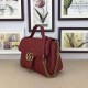 Replica Gucci GG Marmont Small Top Handle Bag 498110 Red Replica Gucci GG Marmont Small Top Handle Bag 498110 Red