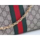Replica Gucci Ophidia GG Medium Shoulder Bag Brown 503876