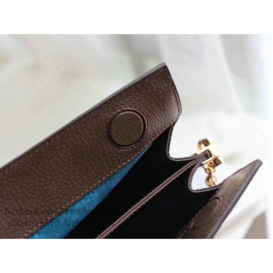 Replica Gucci Ophidia GG Medium Shoulder Bag Brown 503876